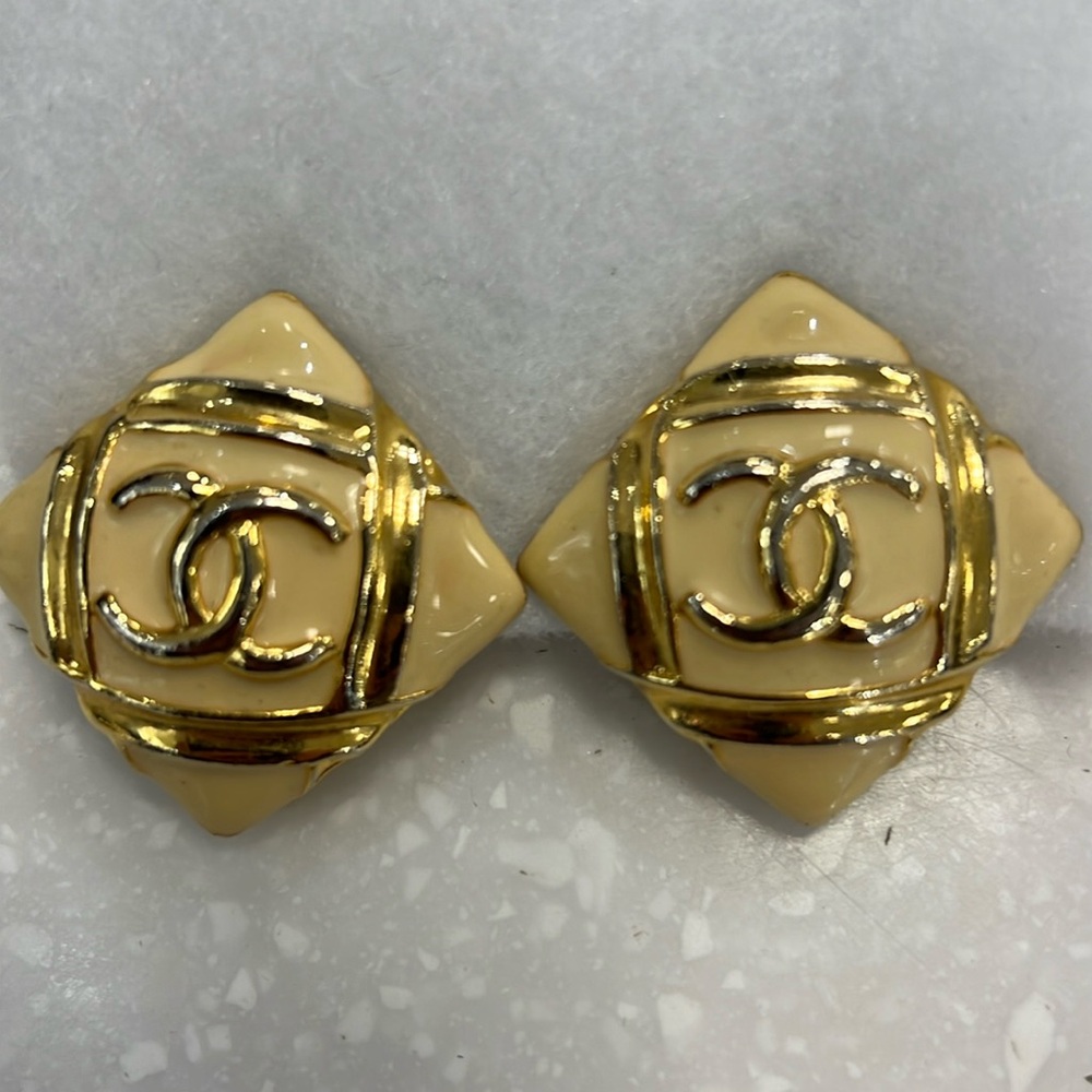 Chanel vintage earrings- authentic